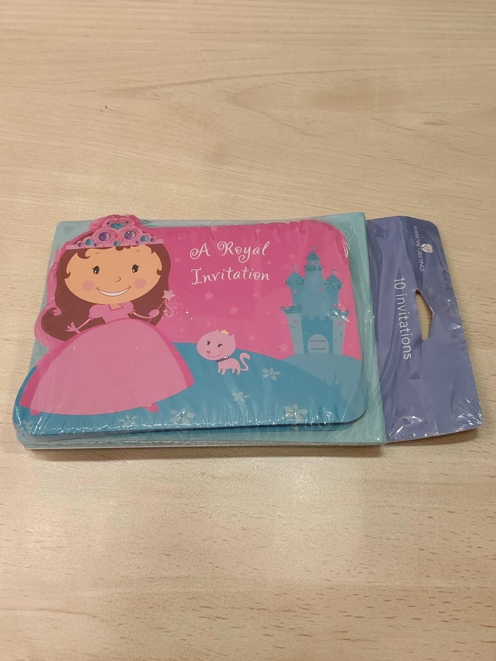 10 / $10 Royal Invitation Birthday Party Invitations - Pink Princess Design